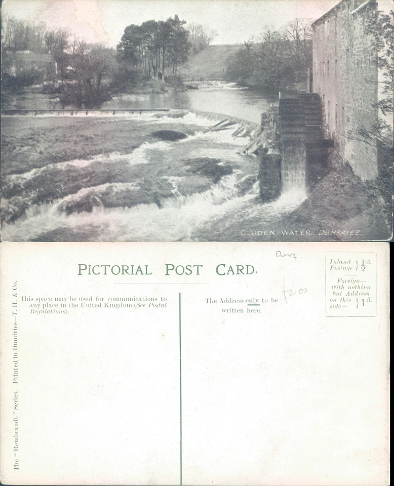 Caul Water Dumfries TH Co Landscapes Rivers - Image 1 of 1