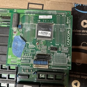 Original Not Working Street Fighter 2 Capcom ARCADE Video GAME PCB BOARD O17-3