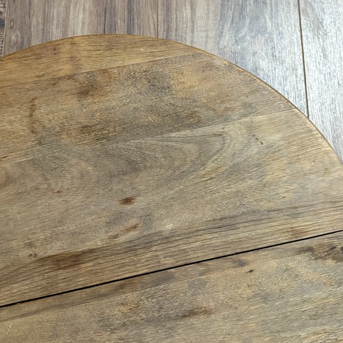 Vintage Solid Wood Lazy Susan 21.5” Diameter 3” High Handmade Heavy - Picture 6 of 12