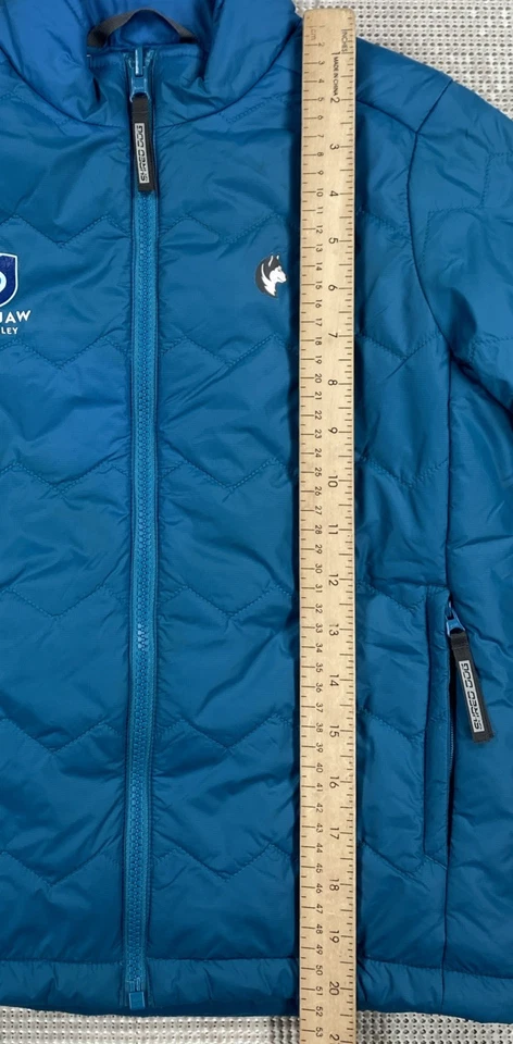 Chaqueta Shred Dog Thinsulate Cremallera Completa Azul Mangas Ajustables Niños Talla 8 Foto 4 de 4