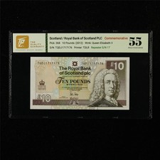 2012 Scotland Royal Bank of Scotland PLC 10 Pounds Pick#368