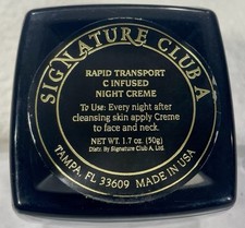 Signature Club A Rapid Transport C Infused Night Creme 1.7 oz New  Sealed