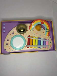 Gigglescape All-in-One Musical Instrument Toy Xylophone Drum Cymbal Bell Set