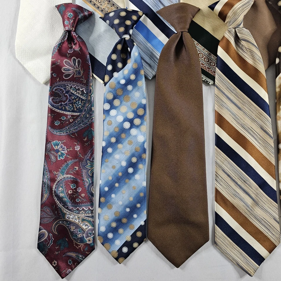 Vintage Lot Of 13 1970s-80s Clip On Ties Damon Brittania JCPenney Neckties READ⬇ - Image 3 of 4