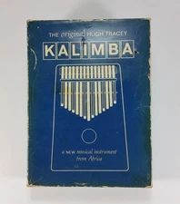 Hugh Tracy Vintage Alto 15 Note Kalimba Musical Instrument S. Africa w Box VF+