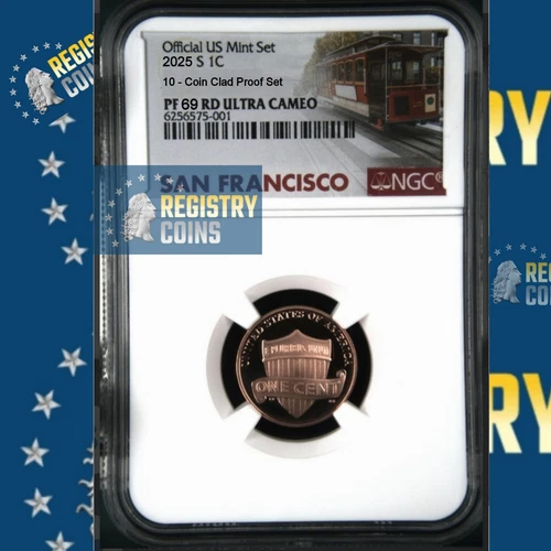 2025 S Lincoln Cent 1C NGC PF69 RD Ultra Cameo   Red Cent Penny -presale 