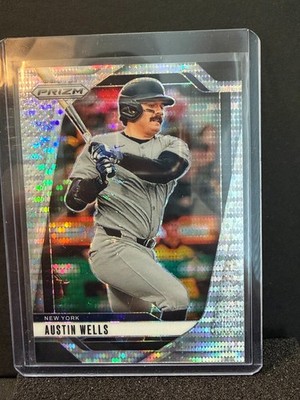 Austin Wells 2025 Prizm - Pulsar Prizm #367/499 - New York Yankees