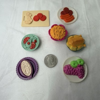 Barbie Doll Accessories Dollhouse Food Kitchen Dishes Feast Turkey J19J
