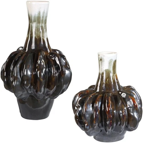Uttermost 18313 Umbrian 13.25 X 8.5 inch Gourd Vases, Set of 2 - Picture 1 of 4