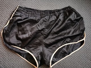 Shiny Sprinter Glanzshorts Shorts Vintage Retro Nylon 70er XL D6
