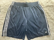 Adidas Men's Basketball Shorts, Dazzle Three Stripes Activewear XL Navy workout