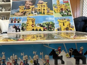 VINTAGE LEGO YELLOW CASTLE 375 PARTS UNOPENED MIB RETIRED SET BOXED 1978 TVE