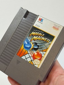 Marble Madness (Nintendo NES, 1989) - Cart Only - Cleaned, Tested, & Working!