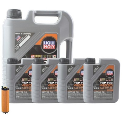 9L Liqui Moly Top Tec 4200 5W-30 Hengst Engine Oil Change Kit for S213 V167 X290
