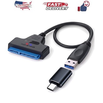 SATA to USB 3.0 Adapter Cable 2.5'' SSD&HDD up to 6T SATA Adapter | Hard Drive...