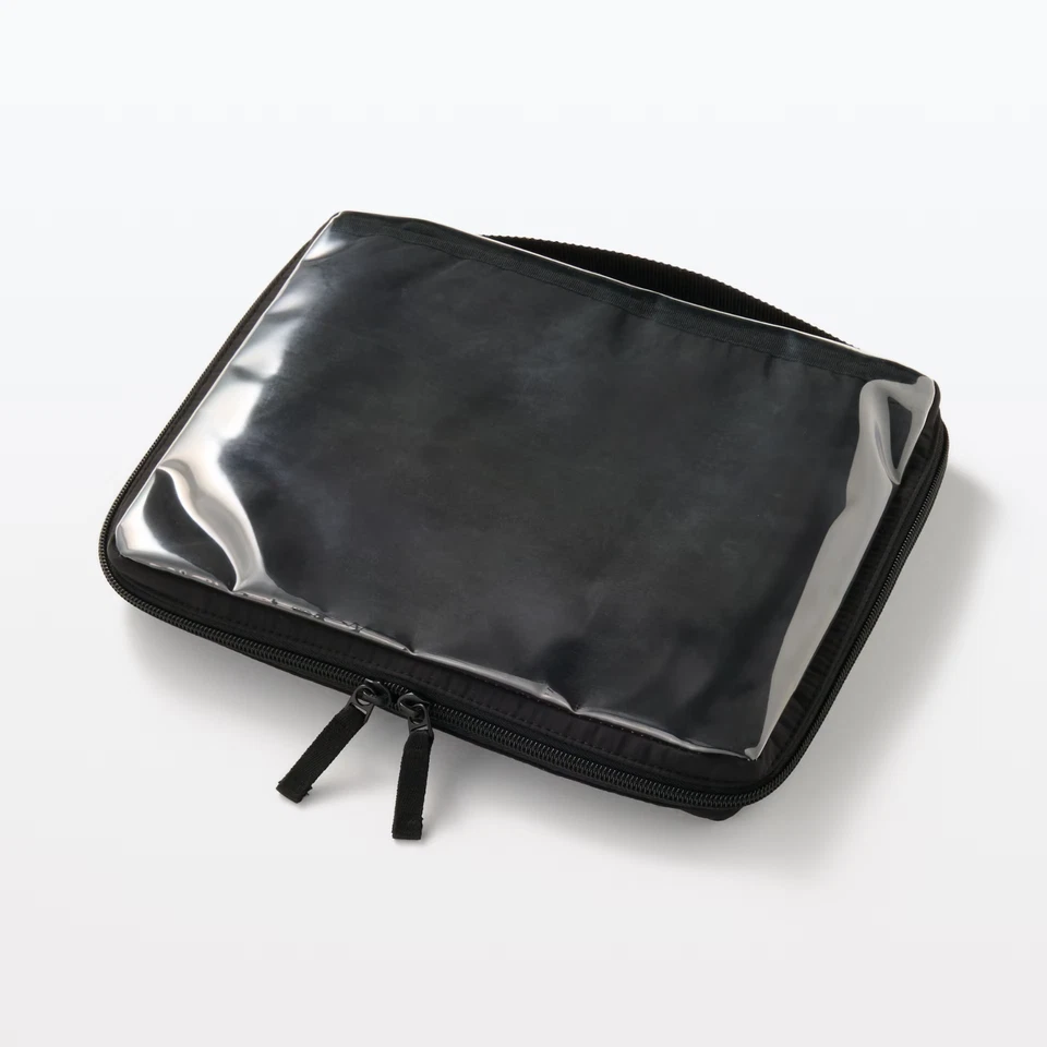 MUJI Japan A5 Wide Collectors Binder Case Black 6-Ring Organizer - Image 3 of 4