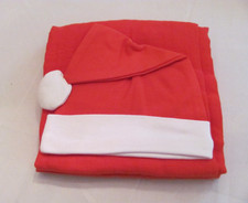 NWOT MUSLIN SWADDLE 40 x 40 AND BEANIE SET - SANTA