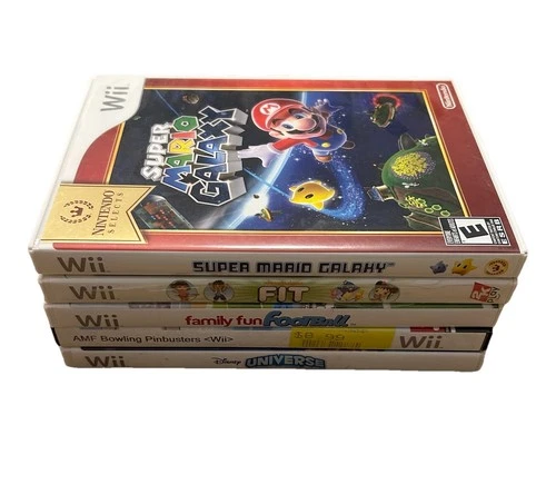 Nintendo Wii Super Mario Galaxy 2 And More Video Games Lot Of 5 UNTESTED READ