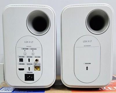 KEF LSX II LT Wireless Speakers - Stone White SP4077A2CC | eBay