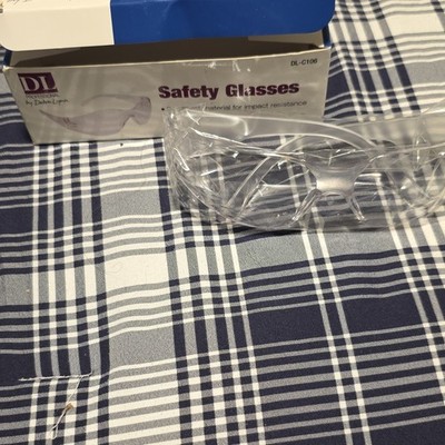 DL Professional DL-C106 Clear Wraparound Impact Resistant Safety Glasses