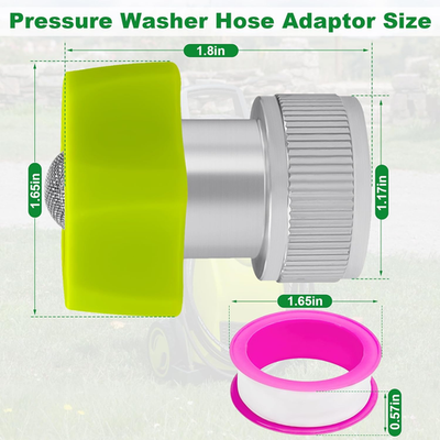 #ad SPX AGHA 3 4 Inch Garden Hose Adapter for Pressure Washer Hose Connect Compat... $18.90