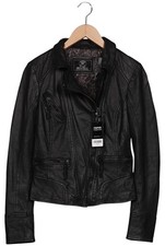 RINO&PELLE Jacke Damen Anorak Jacket Kurzmantel Gr. EU 34 Leder Baum... #jdmyzul