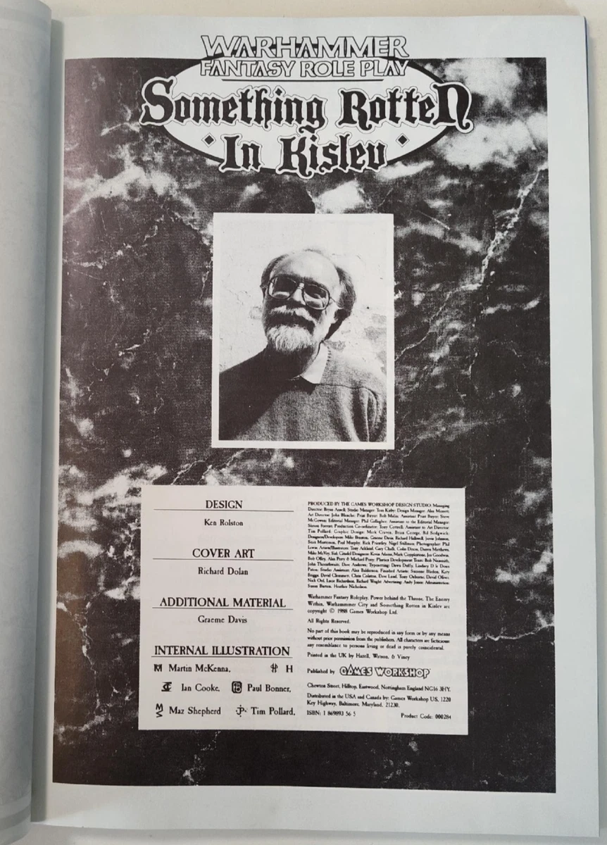 Something Rotten in Kislev - WH Fantasy RP - Enemy Within Campaign - GW (1988)