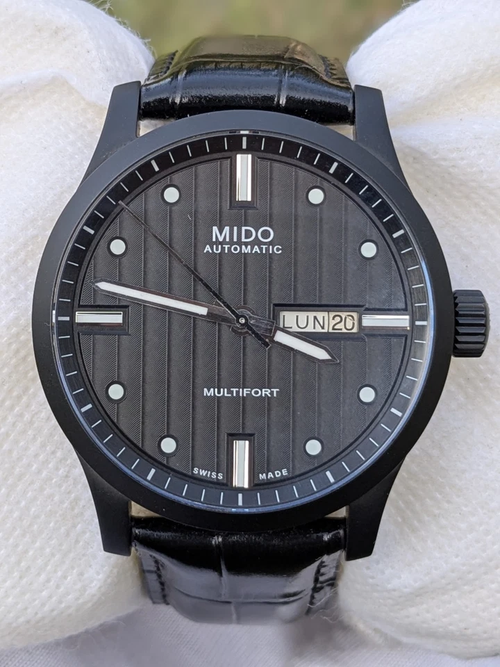 Швейцарские мужские автоматические часы MIDO MULTIFORT СПЕЦИАЛЬНЫЙ ВЫПУСК ЧЕРНЫЕ Ref-M005430A - Изображение 2 из 4