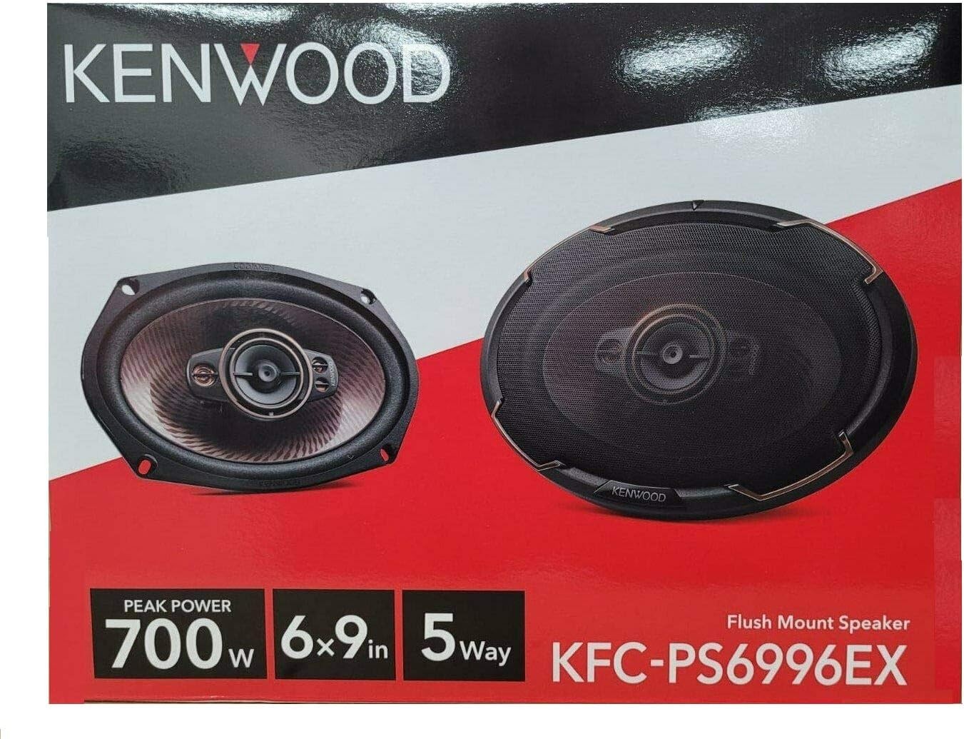 Kenwood 6x9 INCH 5-Way 700W Car Audio Speakers