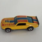 Hot Wheels 1974 Redline Mustang Stocker  Flying Colors Alternate.  Very Nice.
