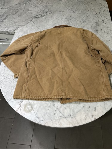 Carhartt Work Jacket 48 Regular Blanket Lined C01 BRN “CB&I” Embroidered - Picture 9 of 10