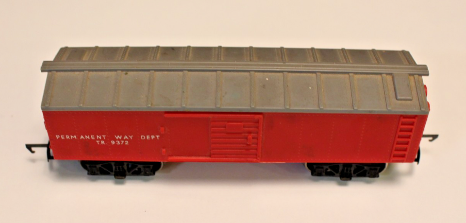 TRI-ANG-HORNBY R344 TR9372 TRACK CLEANING CAR RED PERMANENT WAY ...