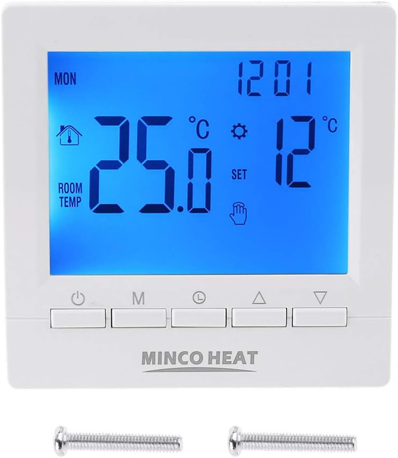 Termostato Digitale per Caldaia a Gas 3A Termostato Digitale Programmabile Setti