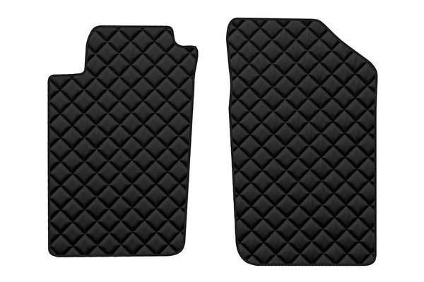 Auto Vordere Matte FußMatten FüR Peugeot 206 09.98-12.12 Kombilimousine Schwarz-image