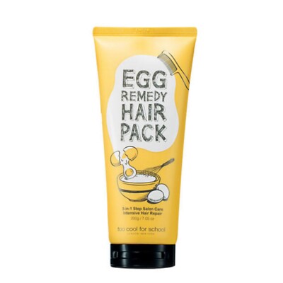 TOO COOL FOR SCHOOL Egg Remedy Hair Pack 200g (7.05oz) / Hair Care Treatment