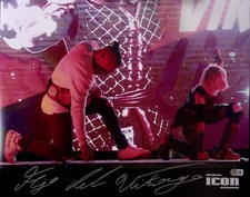 El Hijo del Vikingo Signed 16x20 Photo AEW ROH Lucha Libre AAA Picture Auto'd 92