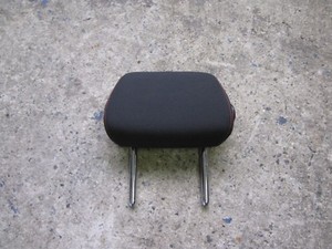 BMW 3er F31 Kopfstütze klappbar hinten Stoff Track anthrazit Akzent rot 7291149