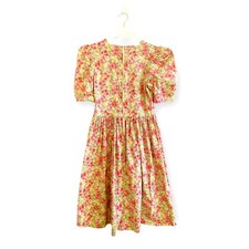 Vintage Laura Ashley Floral Short Sleeve Tea Dress, Size 6US