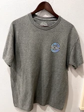 Mr. Zogs Surfboard Sex Wax Cotton Blend Logo T-shirt Gray Unisex Adult L