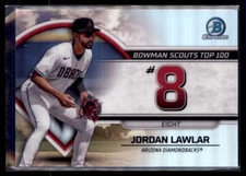 2023 Bowman Top 100 Jordan Lawlar Arizona Diamondbacks #BTP-8