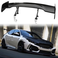 For Honda Civic Si 47 Adjustable Black Rear Trunk Spoiler Racing Gt Wing For Honda Civic Si 47 Adjustable Black Rear Trunk Spoiler Racing Gt Wing