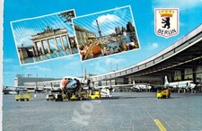 Berlin Postcard Tempelhof Airport Airport Aviator PAN AM 1965 Postcard 