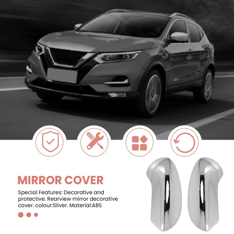 2Pcs Abs Rearview Side Door Mirrors Cover Trim For J10 2007 eBay