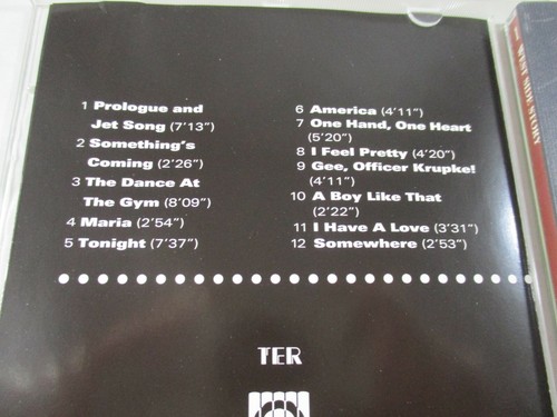 West Side Story The Musicals Collection CD. 1983 Jay Productions Tested. - Picture 3 of 4