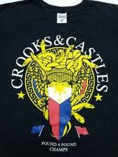 Crooks & Castles Manny Pacquiao T Shirt Medium Filipino Pacman Melrose Boxing LA