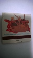 Vintage "BRASSERIE" Unused Matchbook,Made in USA