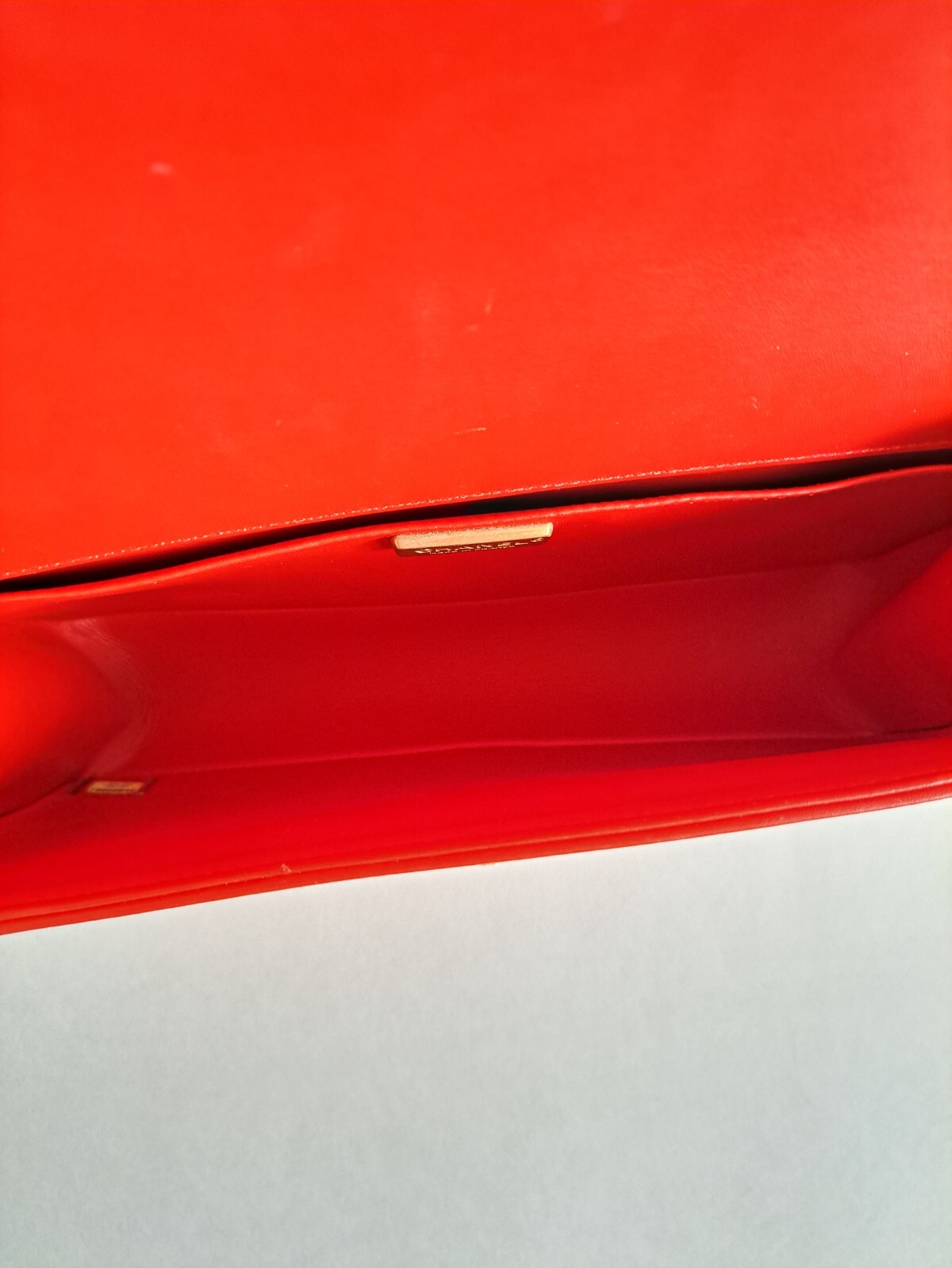 Chanel Red Python Medium Boy Flap Bag - image 12