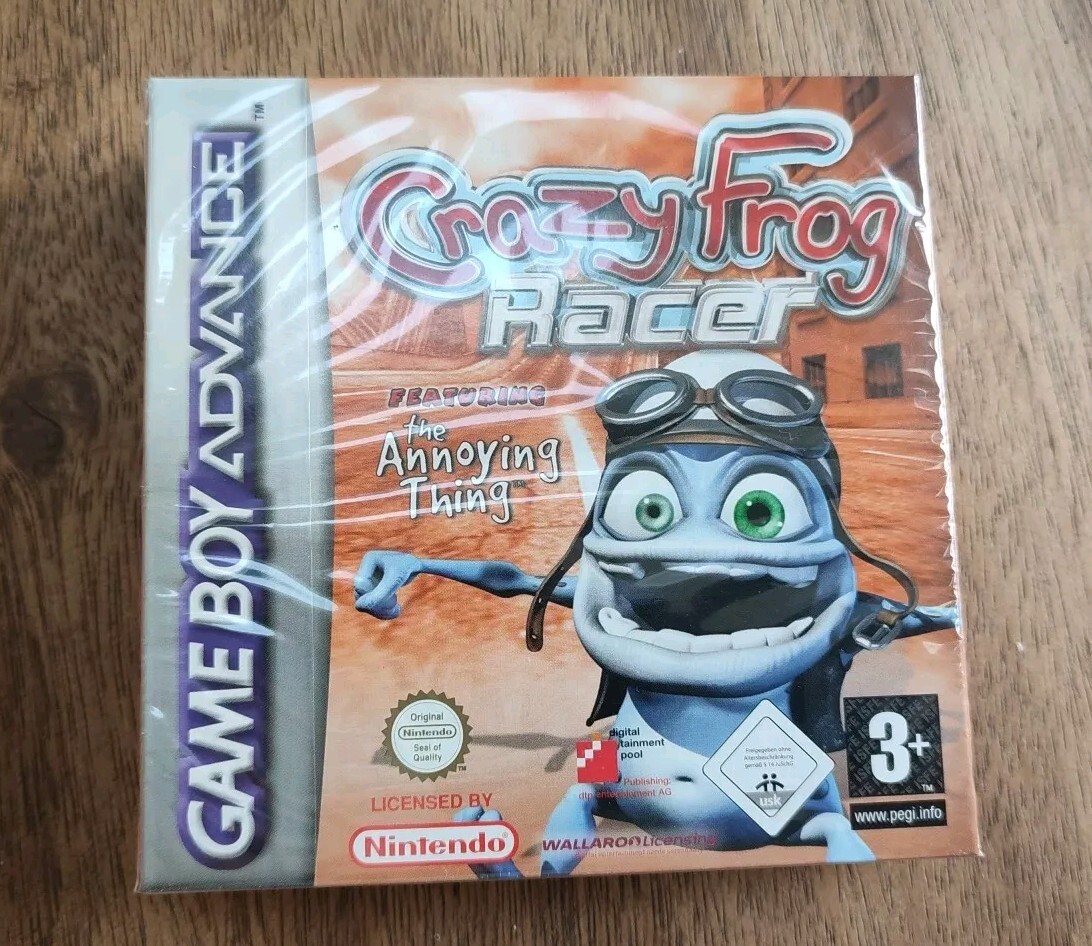 Jeu Crazy Frog Racer Game Boy Advance Neuf Sous Blister
