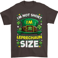 St Patricks Day Im Leprechaun Sized Funny Mens T-Shirt 100% Cotton