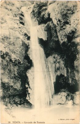 CPA ALGERIEN 39 TENES - Cascade de Taraina. ed. Geiser (69507)